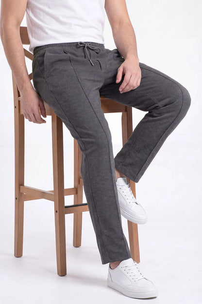 Chino Jogger Pantolon | Belden Bağlamalı Erkek Spor Pantolon | KV1001