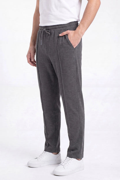 Chino Jogger Pantolon | Belden Bağlamalı Erkek Spor Pantolon | KV1001