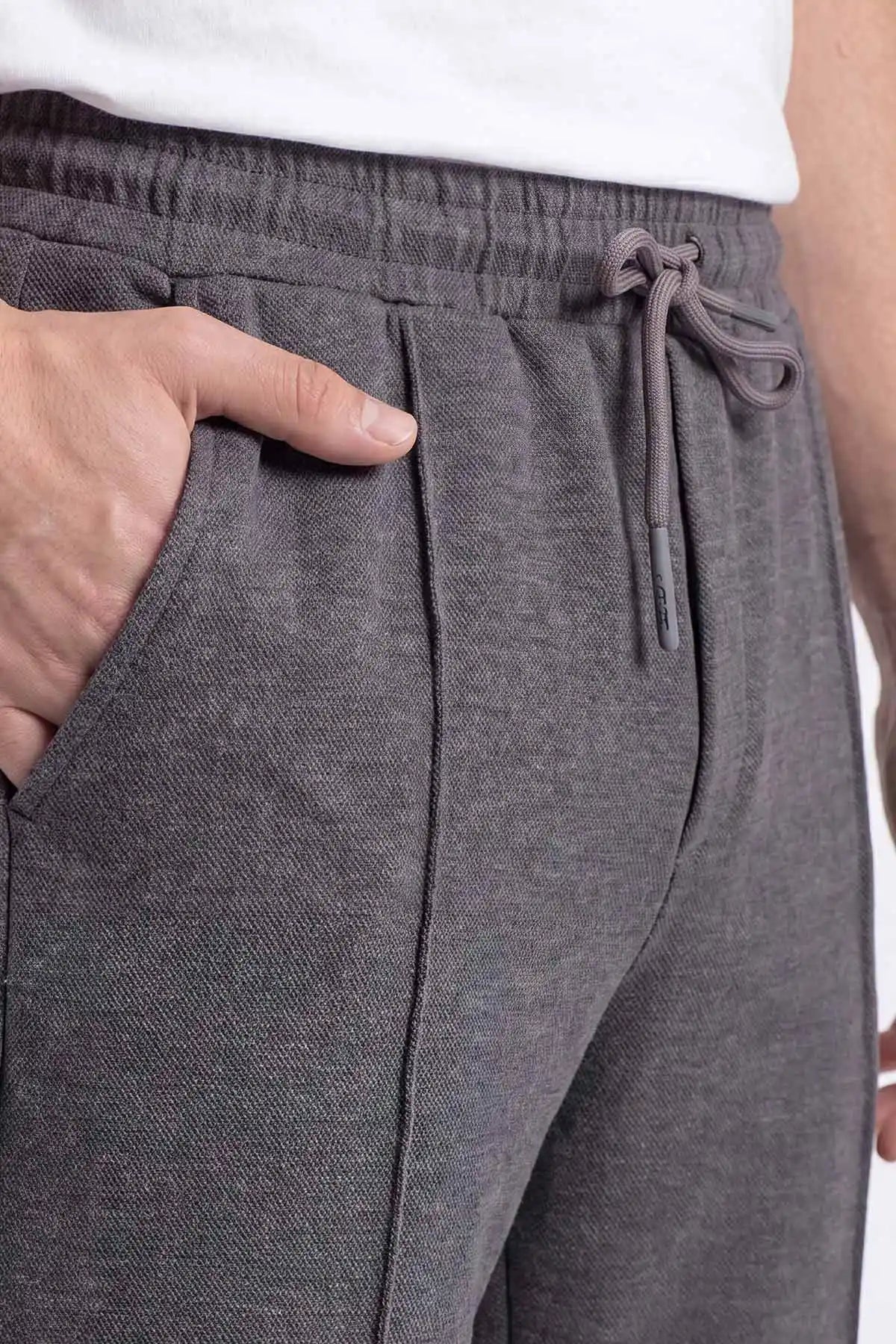 Chino Jogger Pantolon | Belden Bağlamalı Erkek Spor Pantolon | KV1001