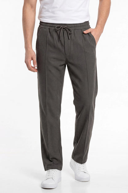 Chino Jogger Pantolon | Belden Bağlamalı Erkek Spor Pantolon | KV1001